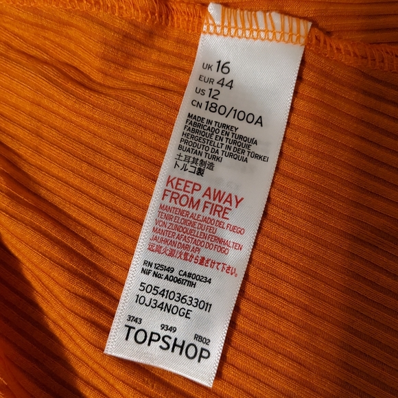 Topshop orange sundress nwt - Picture 14 of 15